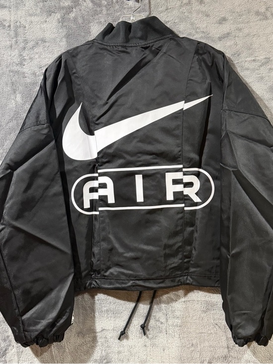 Nike Other - Nike Air Black Oversized Woven Bomber Jacket [FN1908-010] Women's Sz Small $135